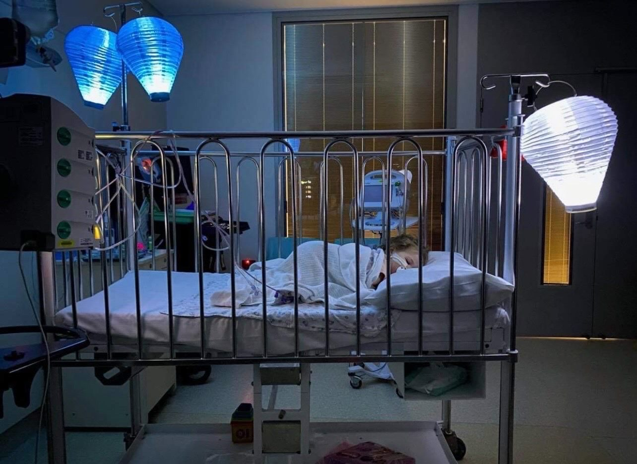 How Liam and Helen Desic came together to Light the Night from their baby daughter’s hospital bed